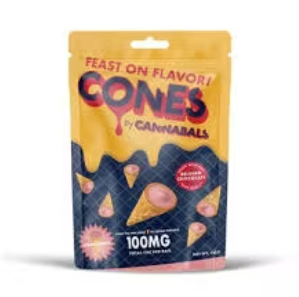 Product Cones | Strawberry | 100mg | Cannabals