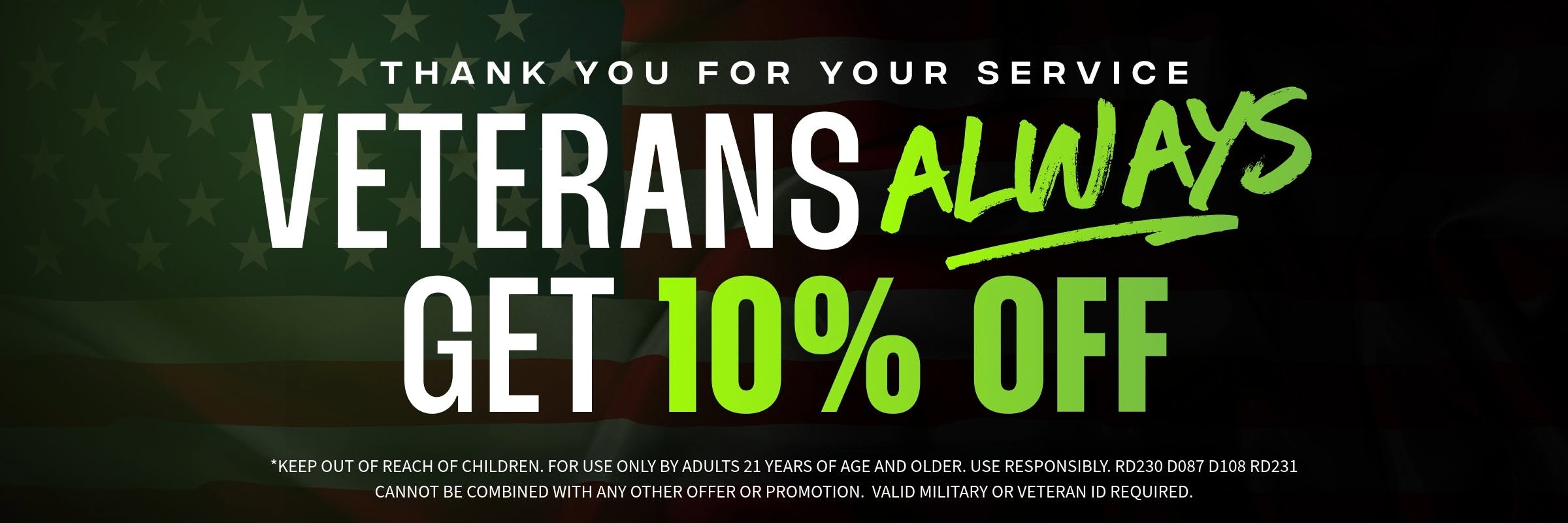 Veteran Discount Veterans Military
