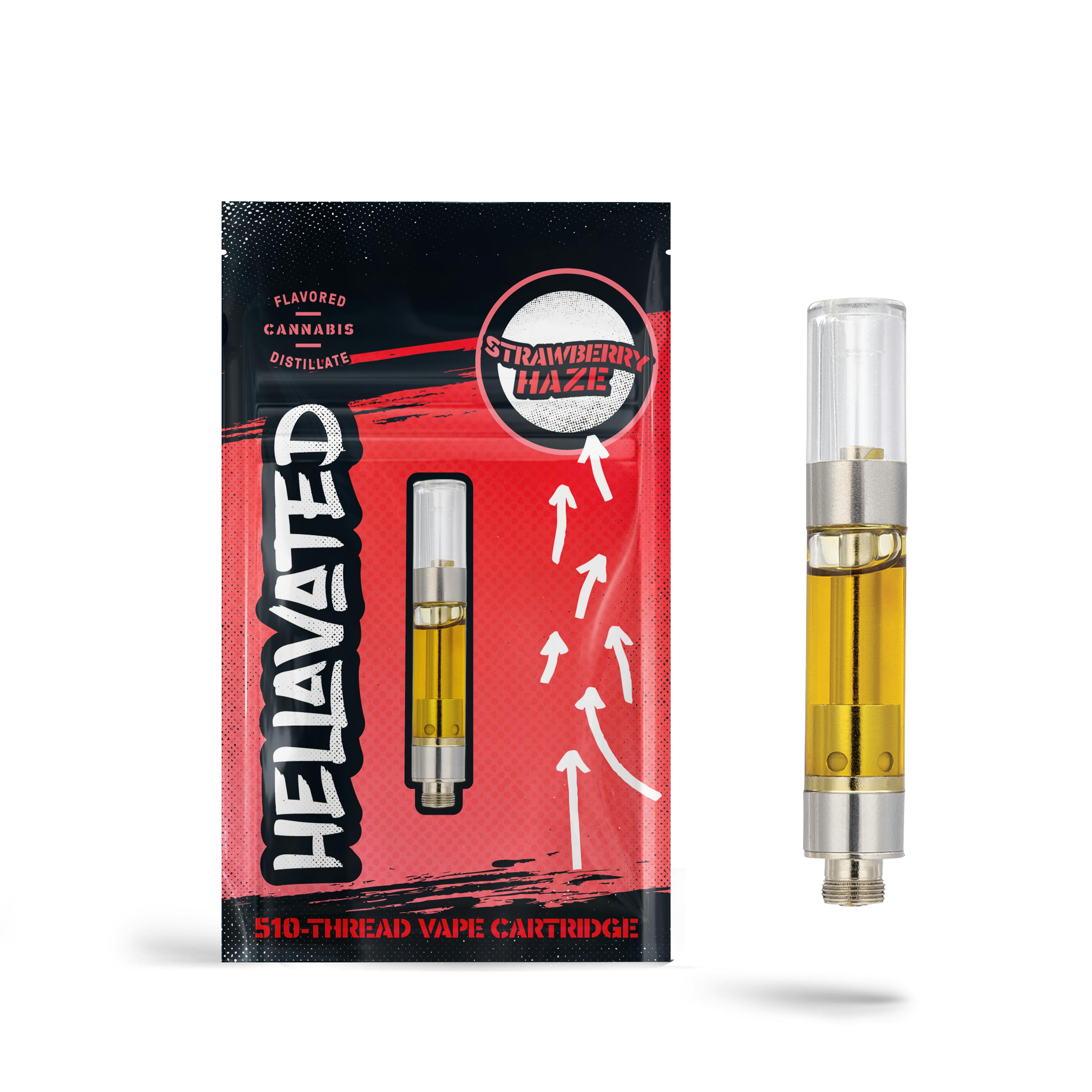 Hellavated Distillate Strawberry Haze | Hybrid Marijuana for Sale ...