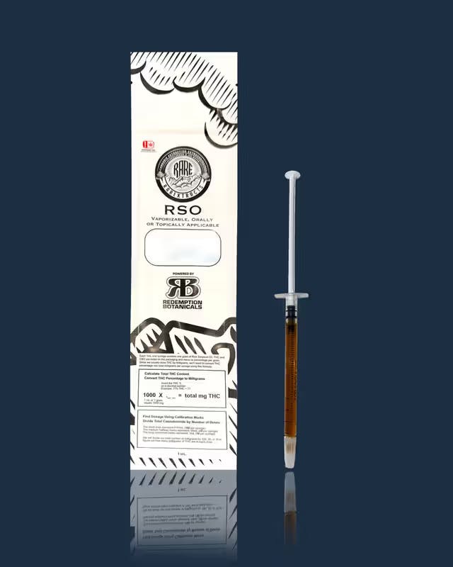 Product RARE Extracts RSO 1g