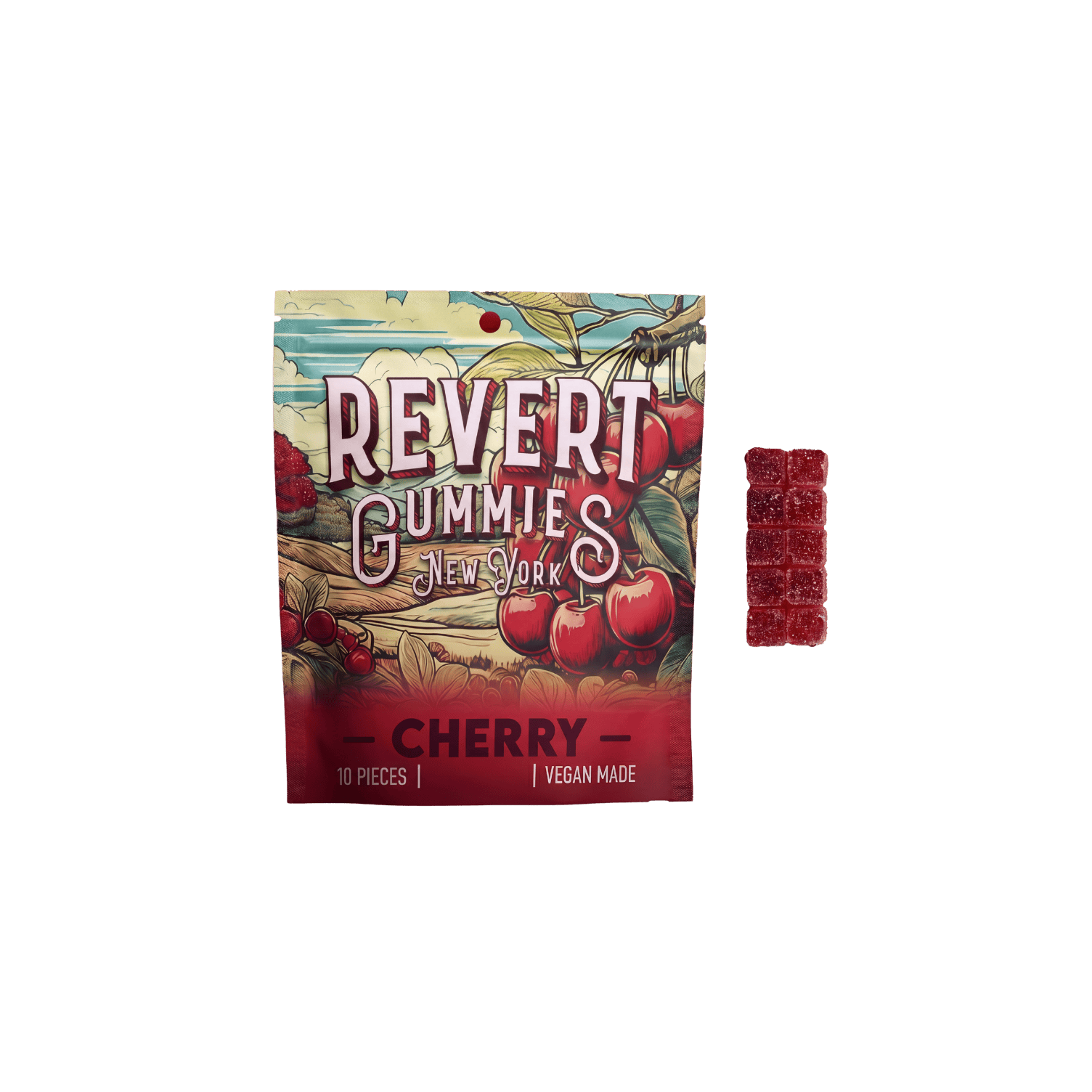 Revert Cannabis | Cherry | 100mg | 10ct