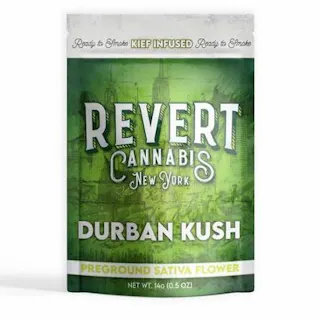 REVERT - DURBAN KUSH - KIEF INFUSED PREGROUND FLOWER - 14G