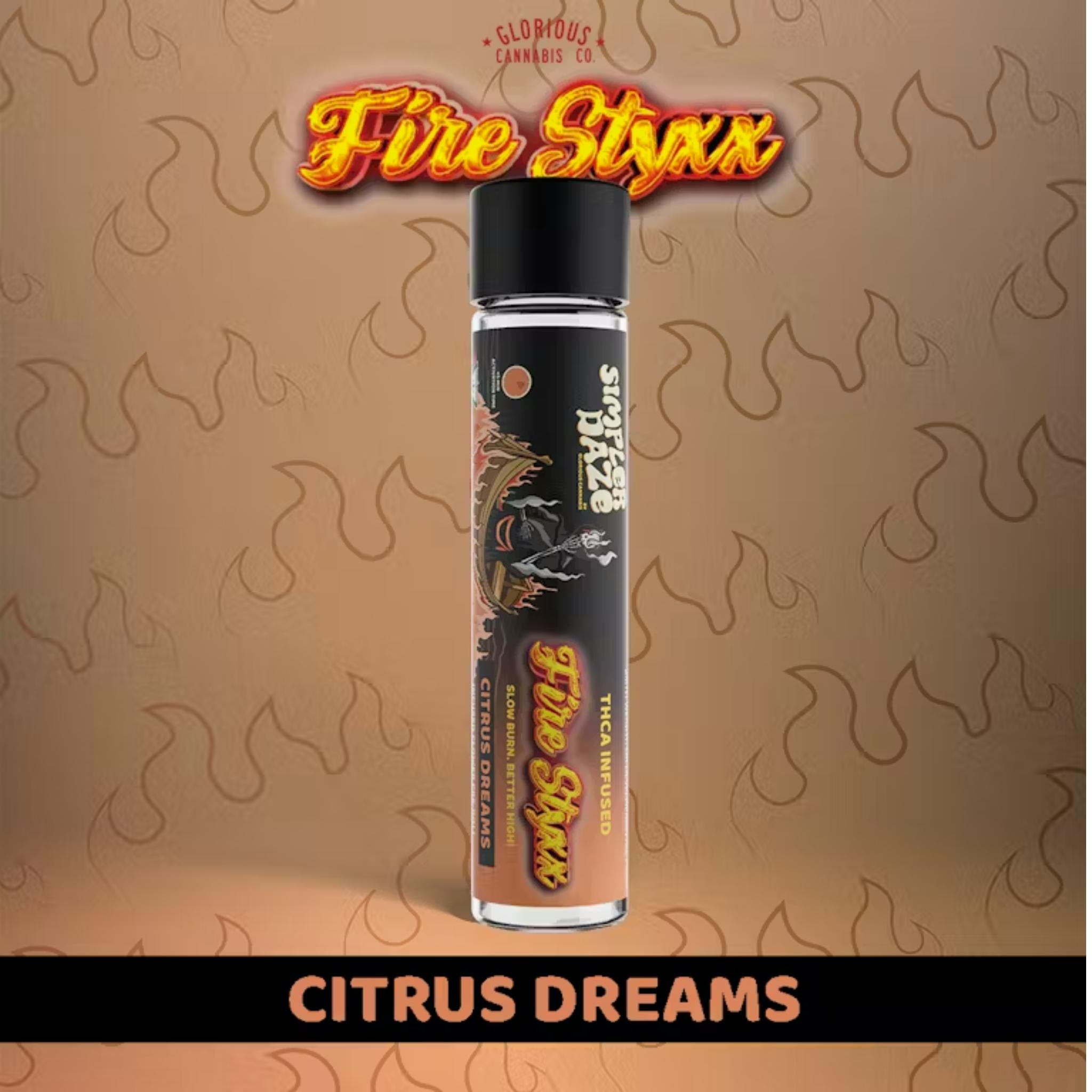 Fire Styxx - Infused Pre-roll 1g - Blazing Star | Cloud Cannabis (Kalamazoo)