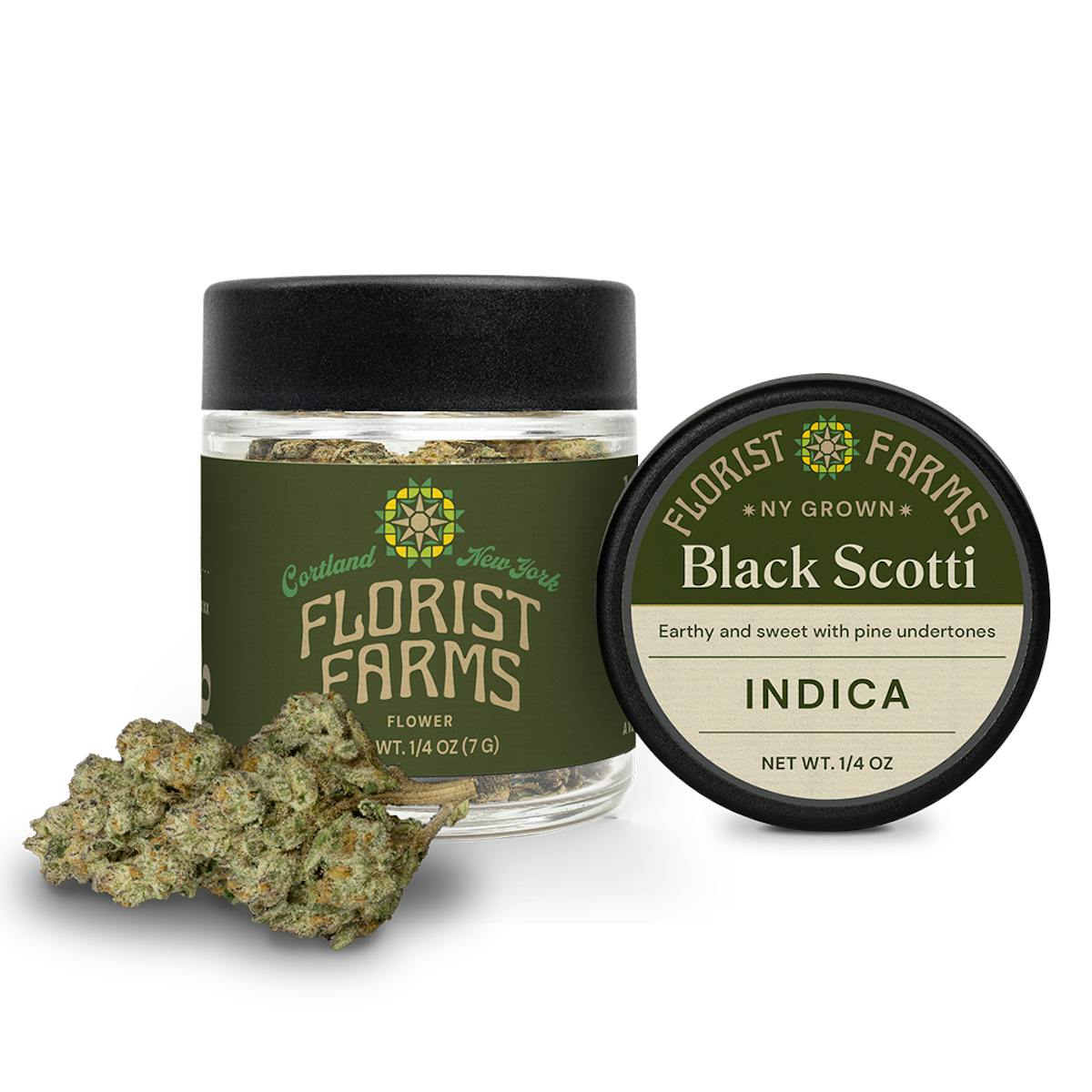 Photo of Florist Farms | Black Scotti | 7g Jar