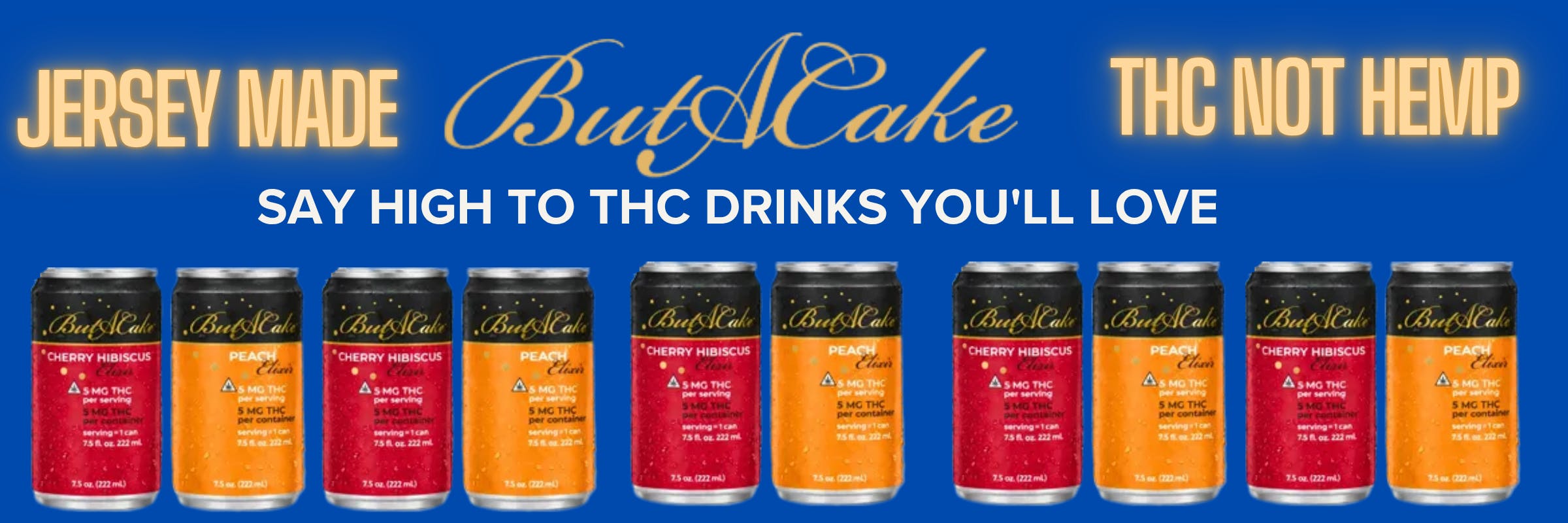 THC DRINKS BUTA CAKE CHERRY PEACH 