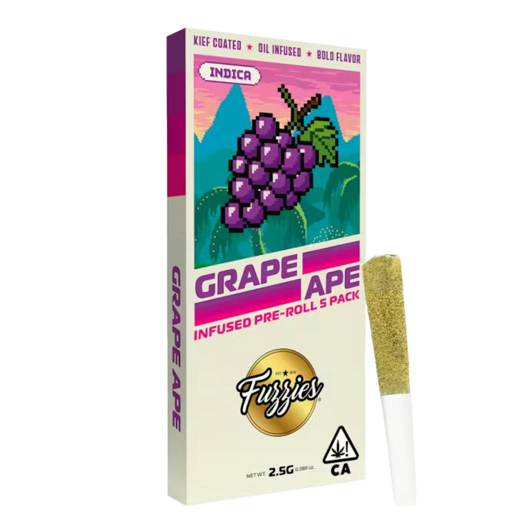 GRAPE APE 5PK INFUSED PREROLLS
