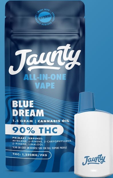 Jaunty Palm AIO Vape | 1.5g | Blue Dream