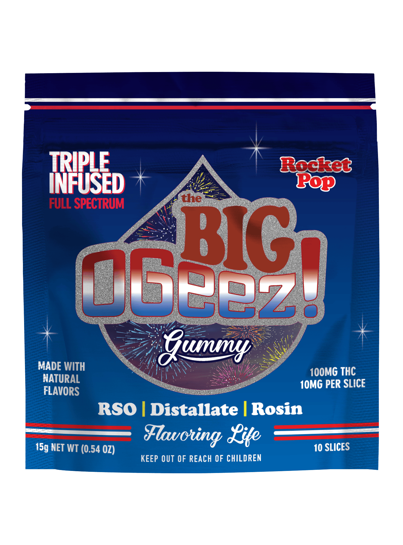 Product BIG Triple Infused, Rocket Pop - 100 mg