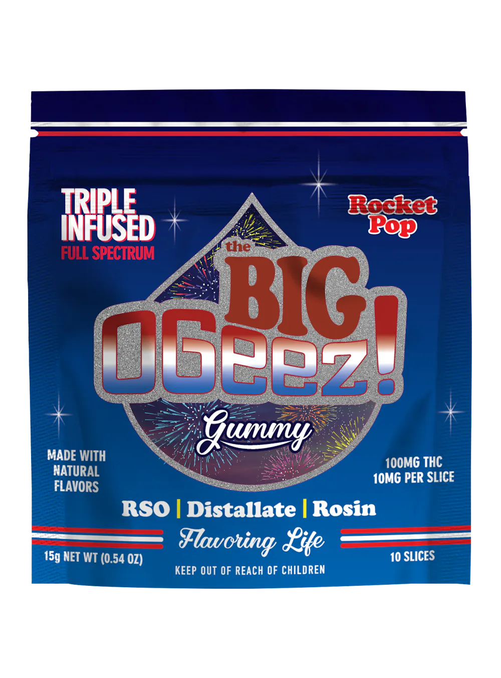 Product BIG Triple Infused, Rocket Pop - 100 mg