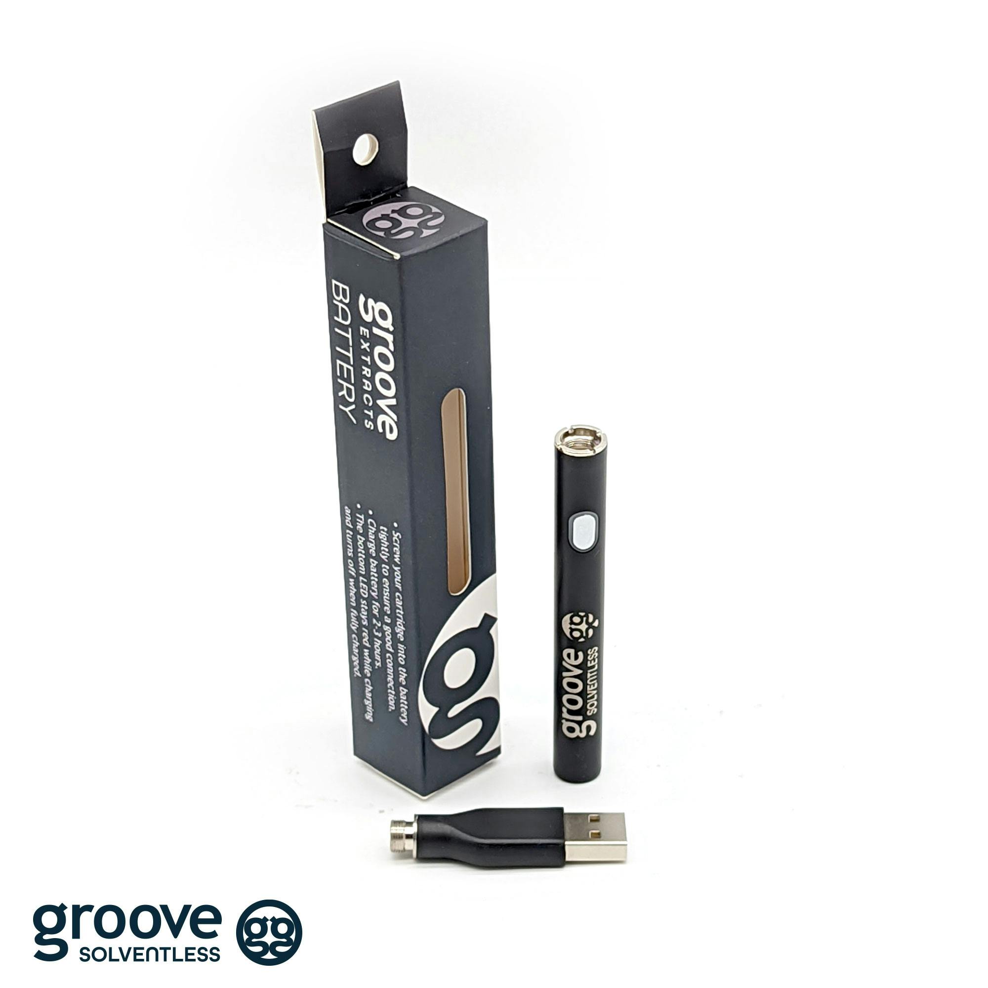 Groove Bolt 510 Battery Replacement Groove Bolt 510 Thread Vape Battery   350mAh, 3 Voltage Settings, 250+ Puffs, Micro USB Preheat Function Vape  Battery