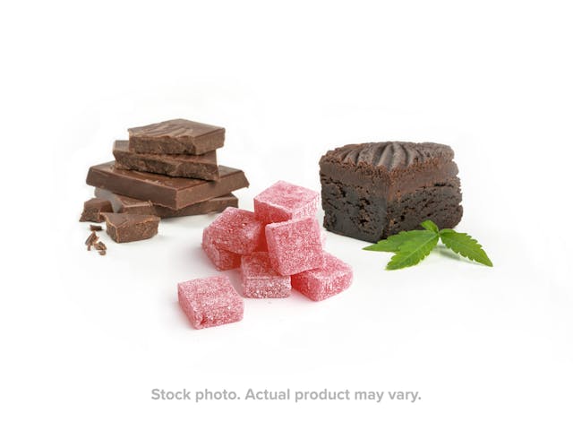 Edibles are created either by infusing cooking oil or butter with cannabis extract, or by mixing extract directly into other ingredients. Because edibles are digested and absorbed by your stomach and liver, the activation is often longer than other consumption methods, taking on average 45 minutes, and sometimes up to 2 hours. It is important to start low and slow when consuming edibles so you don't over do it. Take extra caution to ensure edibles are out of the reach of children.