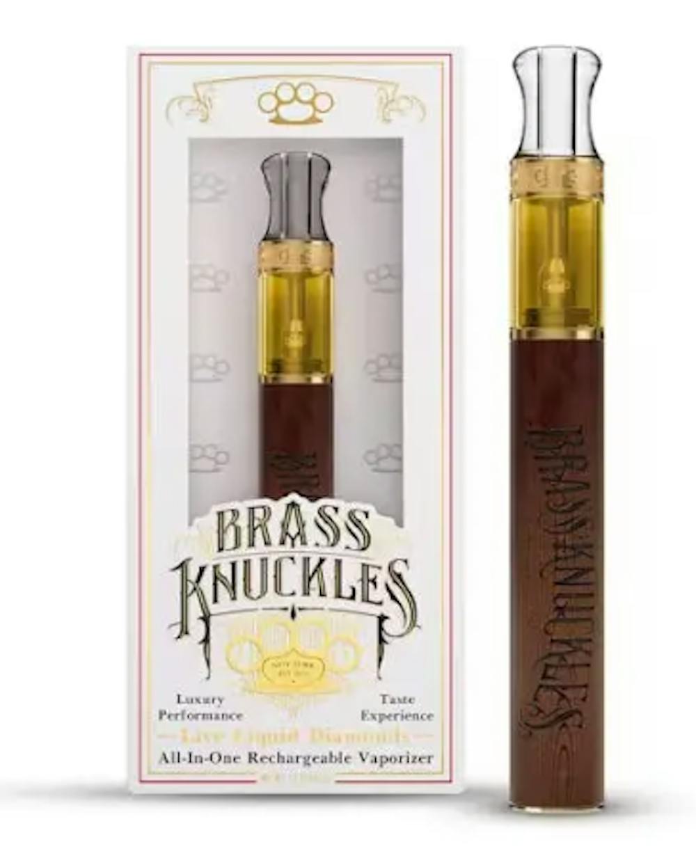 Product Disposable | Blue Diesel Liquid Diamonds (H) Brass Knuckles