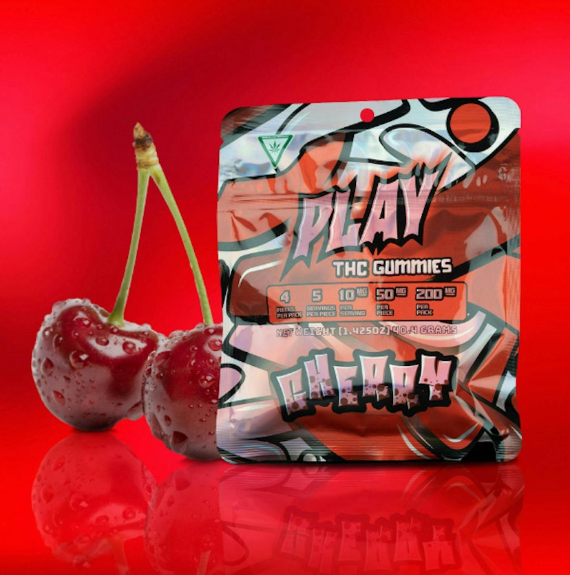 Play | 200mg THC Gummies | Cherry