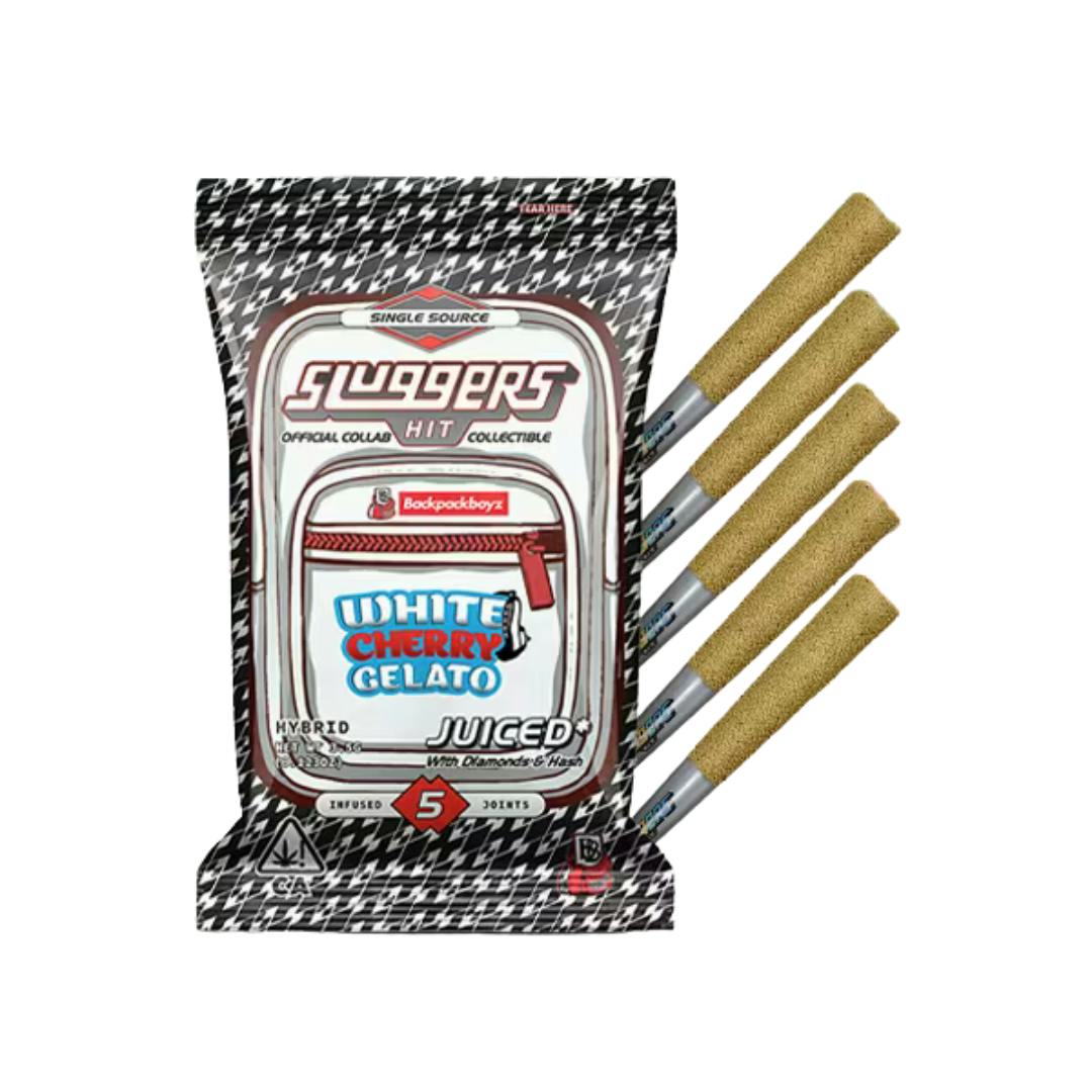 WHITE CHERRY GELATO DIAMOND & HASH INFUSED 5PK MINI BLUNTS-0