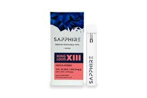 Sapphire Farms - 1g Disposable - King Louis XIII