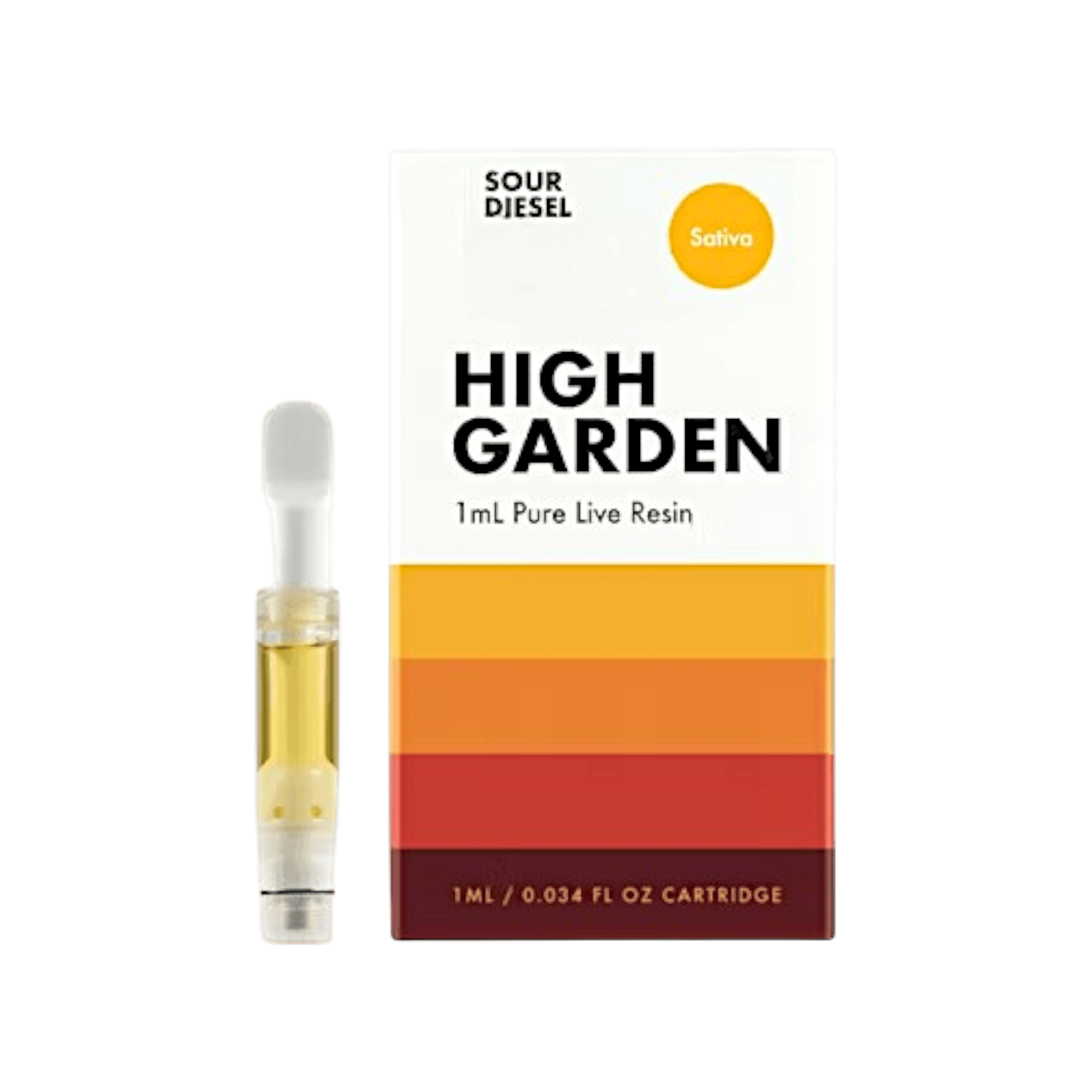 High Garden Sour Diesel 1g Live Resin Cart