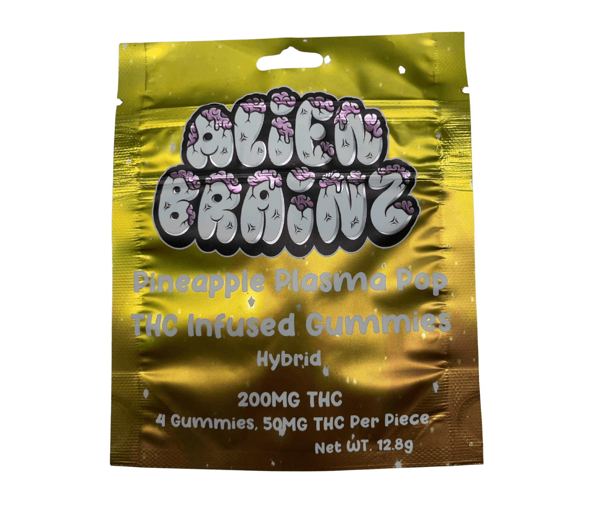 Alien Brainz - 200mg Gummies - Pineapple Plasma Pop
