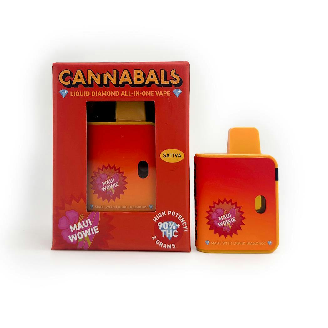 Cannabals Liquid Diamonds AIO Vape | 2g | Maui Wowie