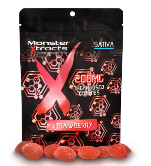Product: Strawberry | 20mg x 10pk | Monster Xtracts