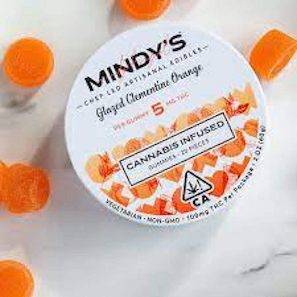 Photo of Mindy’s Glazed Clementine Orange Gummies 100mg 20pk