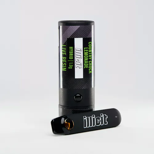 Country Crock Lemonade Live Resin Disposable Vape 1g-active