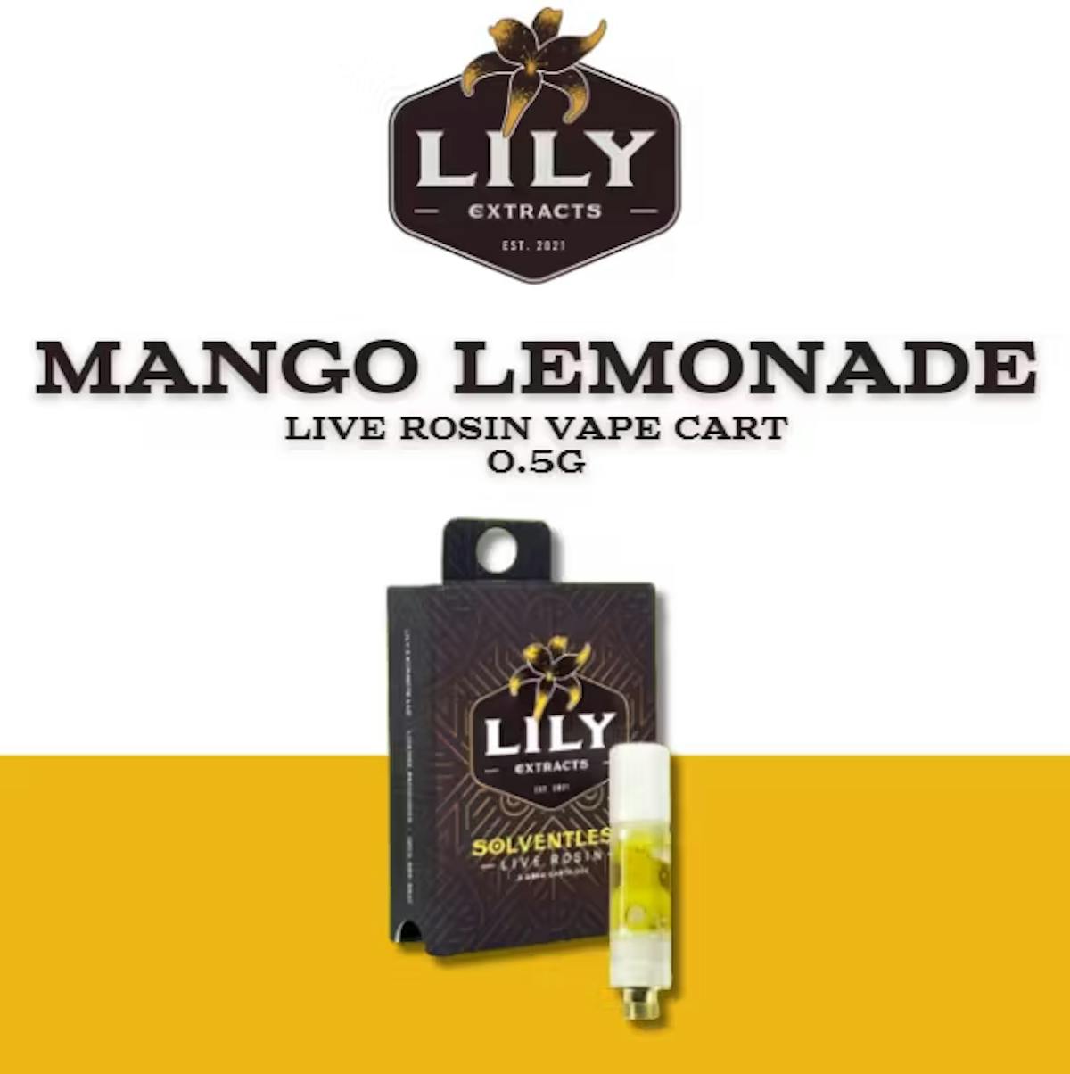 Photo of Lily Extracts | Mango Lemonade LRo Vape Cart