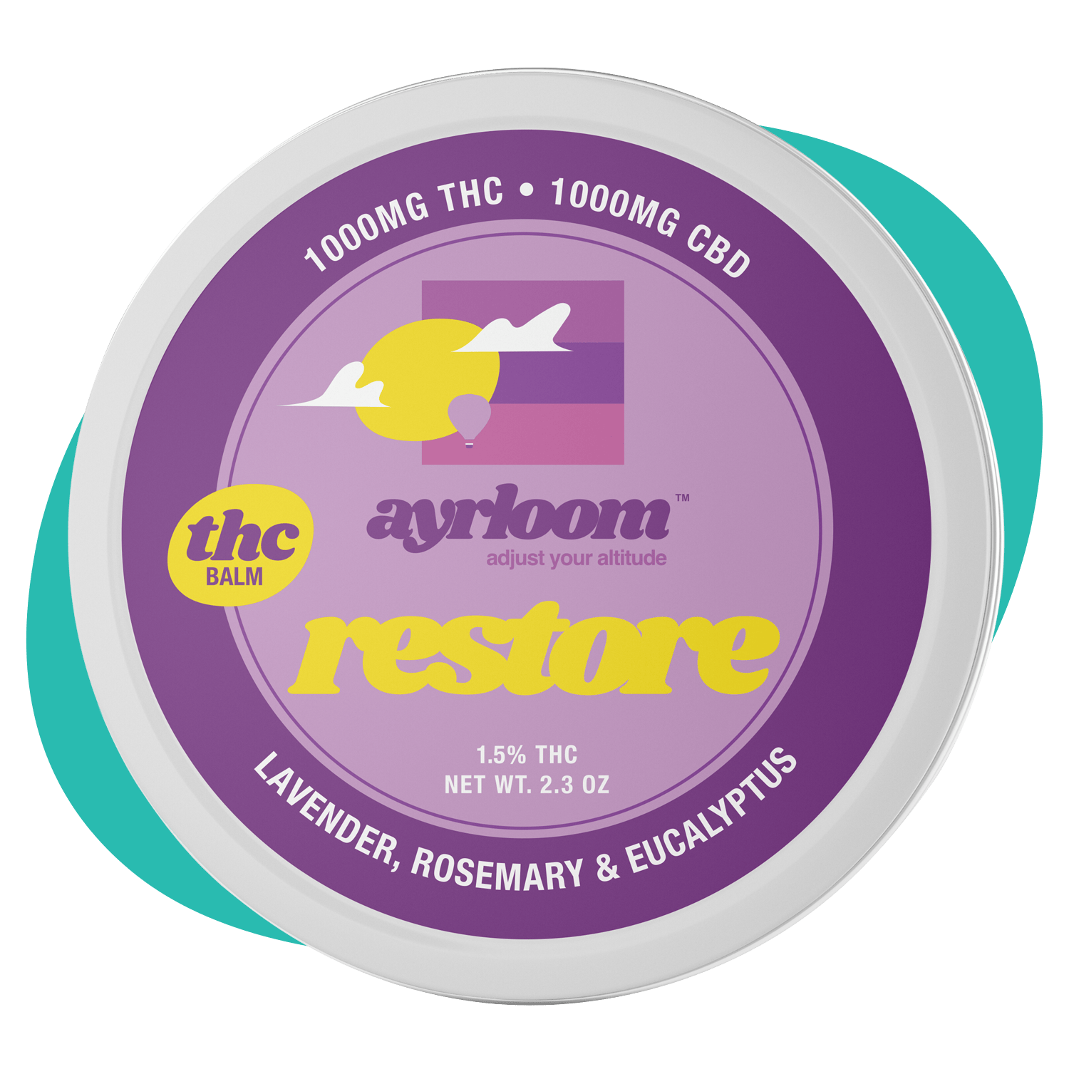 ayrloom | Restore 1:1 Topical | 1000MG THC : 1000MG CBD