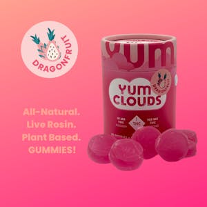 Yum Clouds | Dragon Fruit | 10ct Live Rosin Gummies