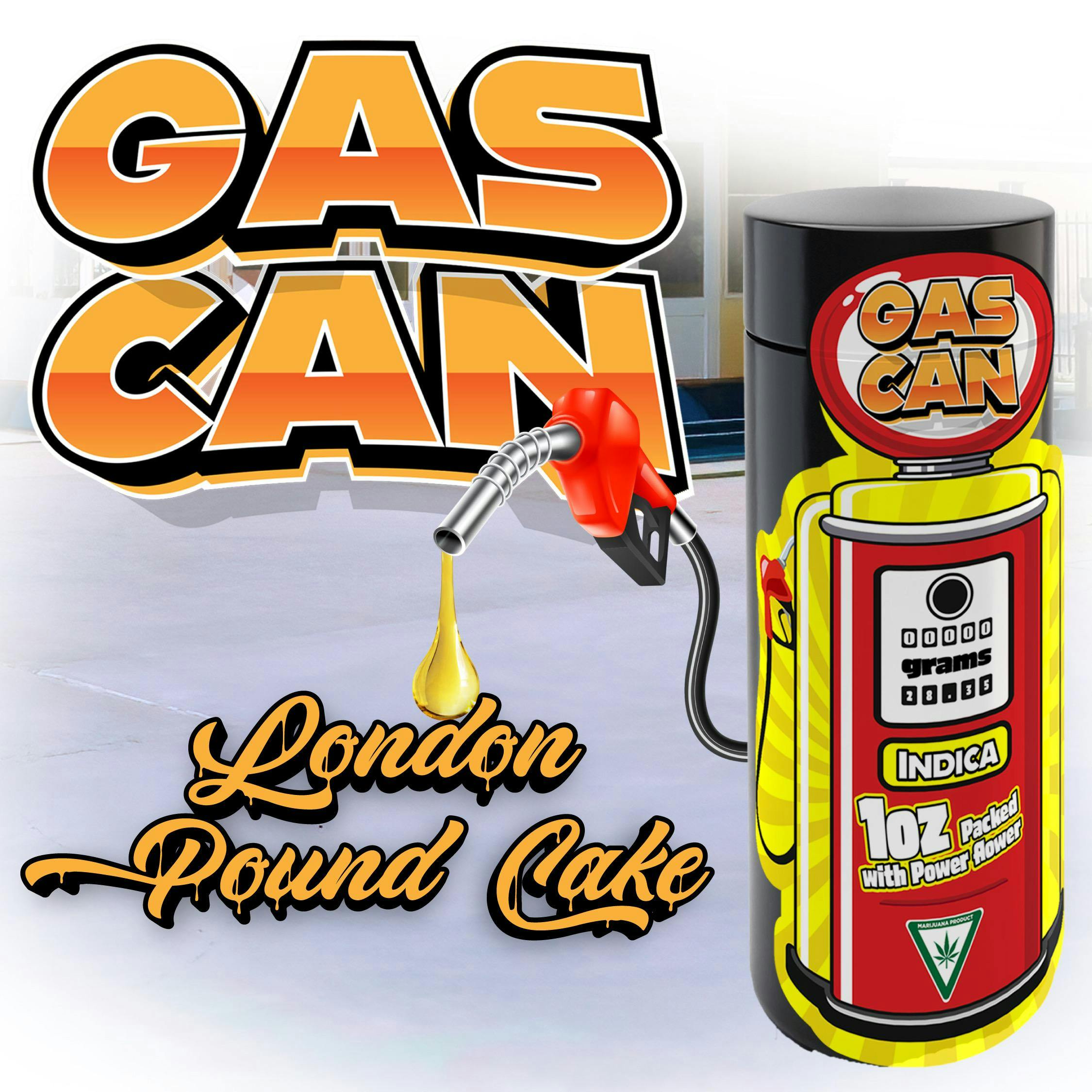 Gas Can - 28g Jar - London Pound Cake