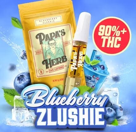 Papa's Herb Distillate Cart | Blueberry Zlushie