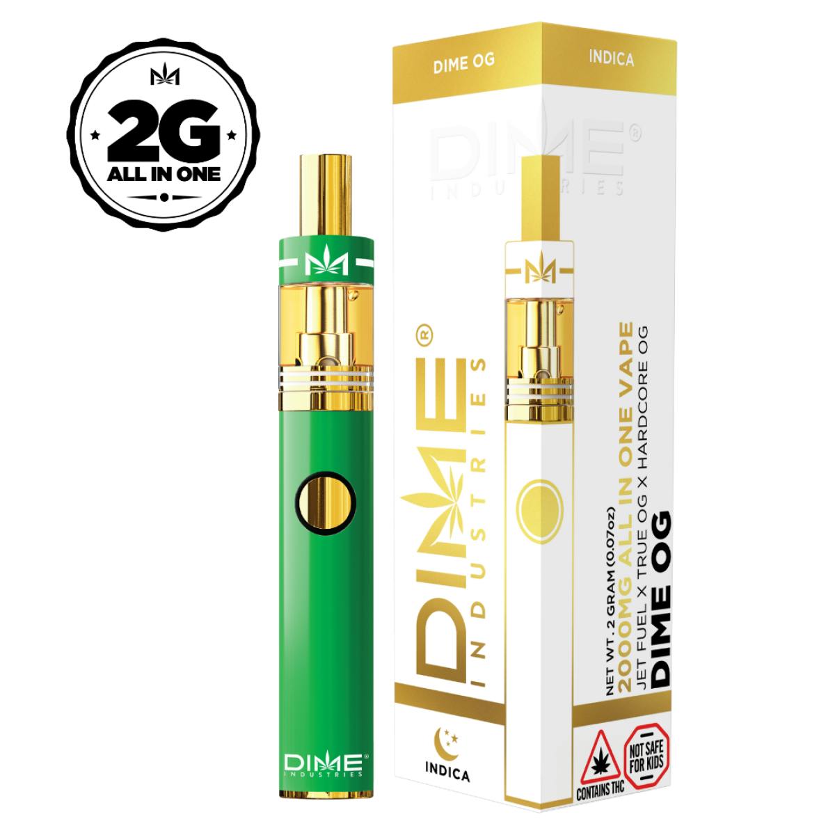 Dime OG - Signature Line Disposable Vape Pen | 2g | Boom X (Shirley)