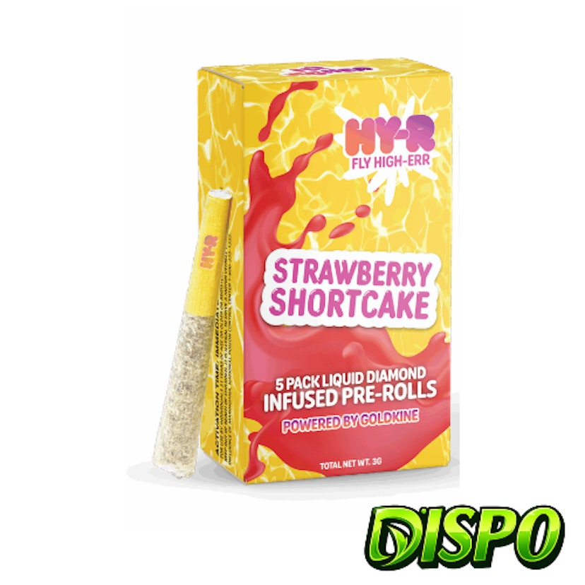 Hy-R - Strawberry Shortcake Infused 5pk Pre-Rolls