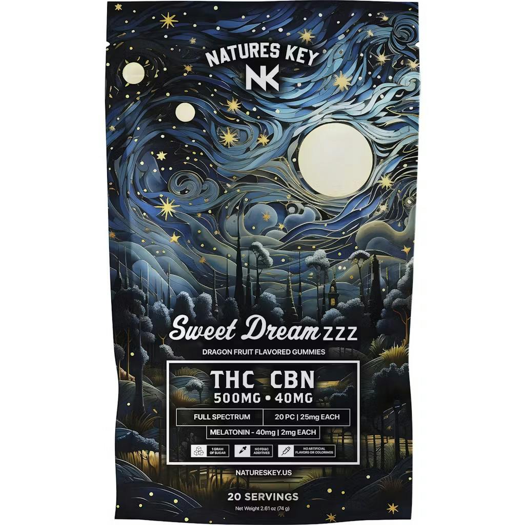 Sweet Dreamzzz- Natures Key Gummies | Capital Dank - Edmond
