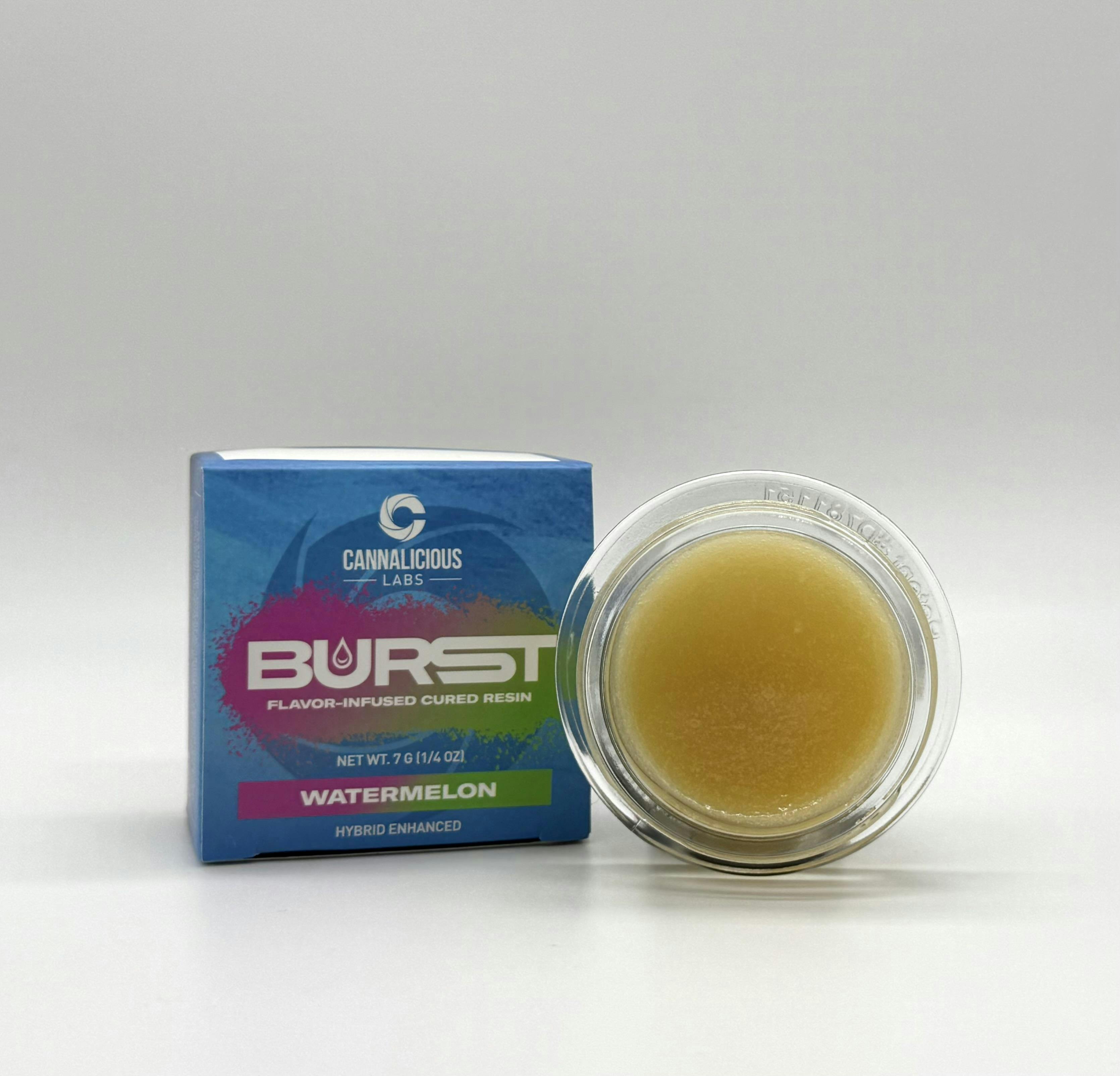 Cannalicious - 7g Cured Resin Baller Jar - Watermelon Burst