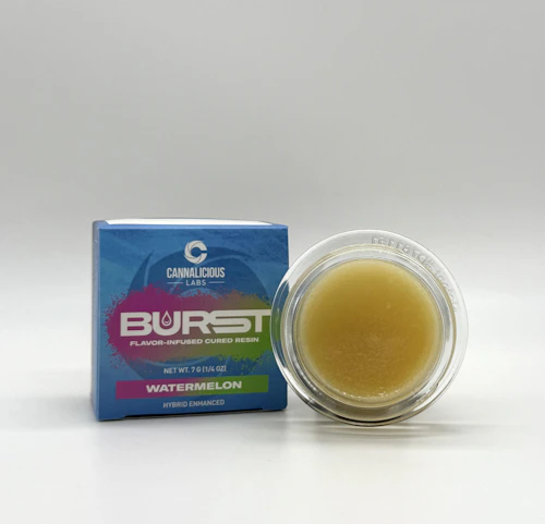 Cannalicious - 7g Cured Resin Baller Jar - Watermelon Burst