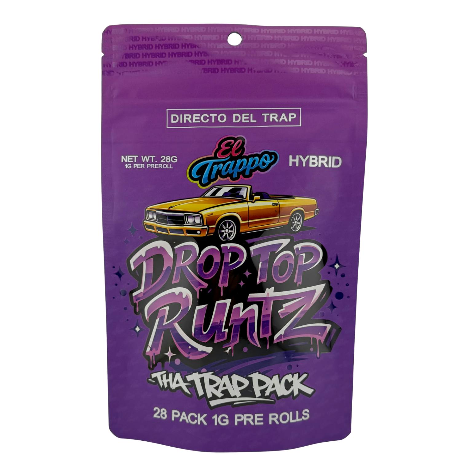 El Trappo - 28pk 1g Preroll - - Hybrid - **DROP TOP RUNTZ** (2/$90)