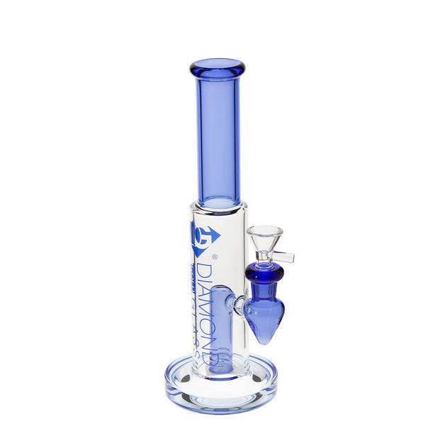 Diamond Glass | Toke Straight Tube Bong - 10"