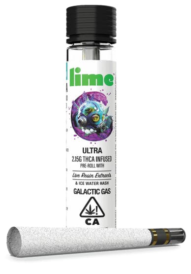 GALACTIC GAS ULTRA THCA, LIVE RESIN & ICE WATER HASH INFUSED ULTRA PREROLL