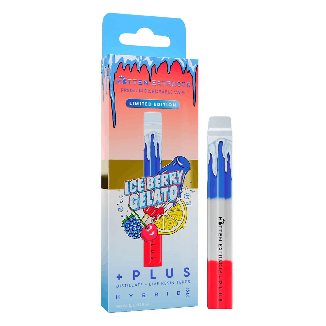 Mitten Extracts - 1g Disposable - Ice Berry Gelato (Limited Edition)