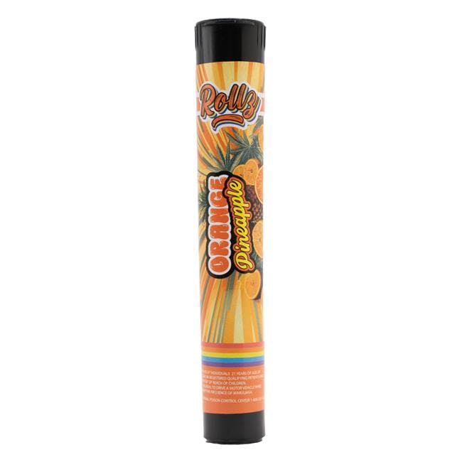 Rollz - 1g Infused Preroll - Orange Pineapple