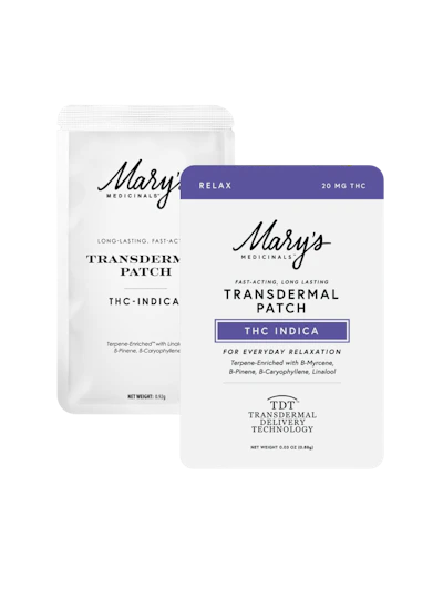 Mary's Medicinals - 20mg THC Patch - Indica