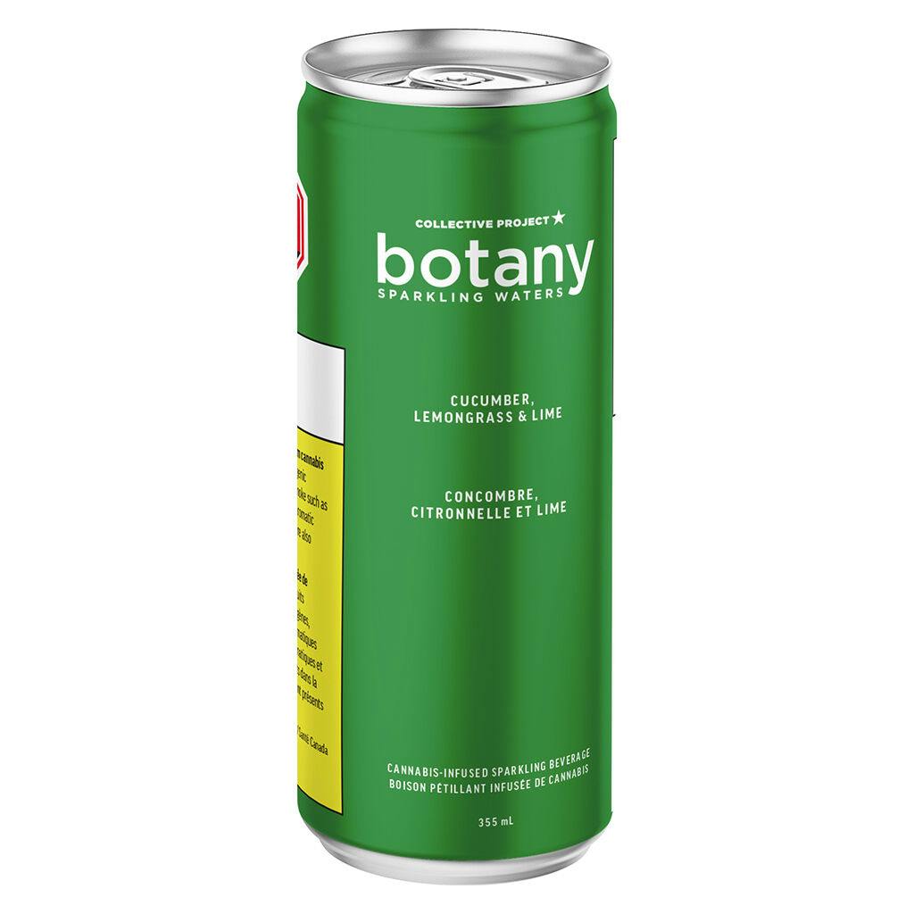 BOTANY by Collective Project - Cucumber Lemongrass & Lime Sparkling Botanical Water - Hybrid - 355ml