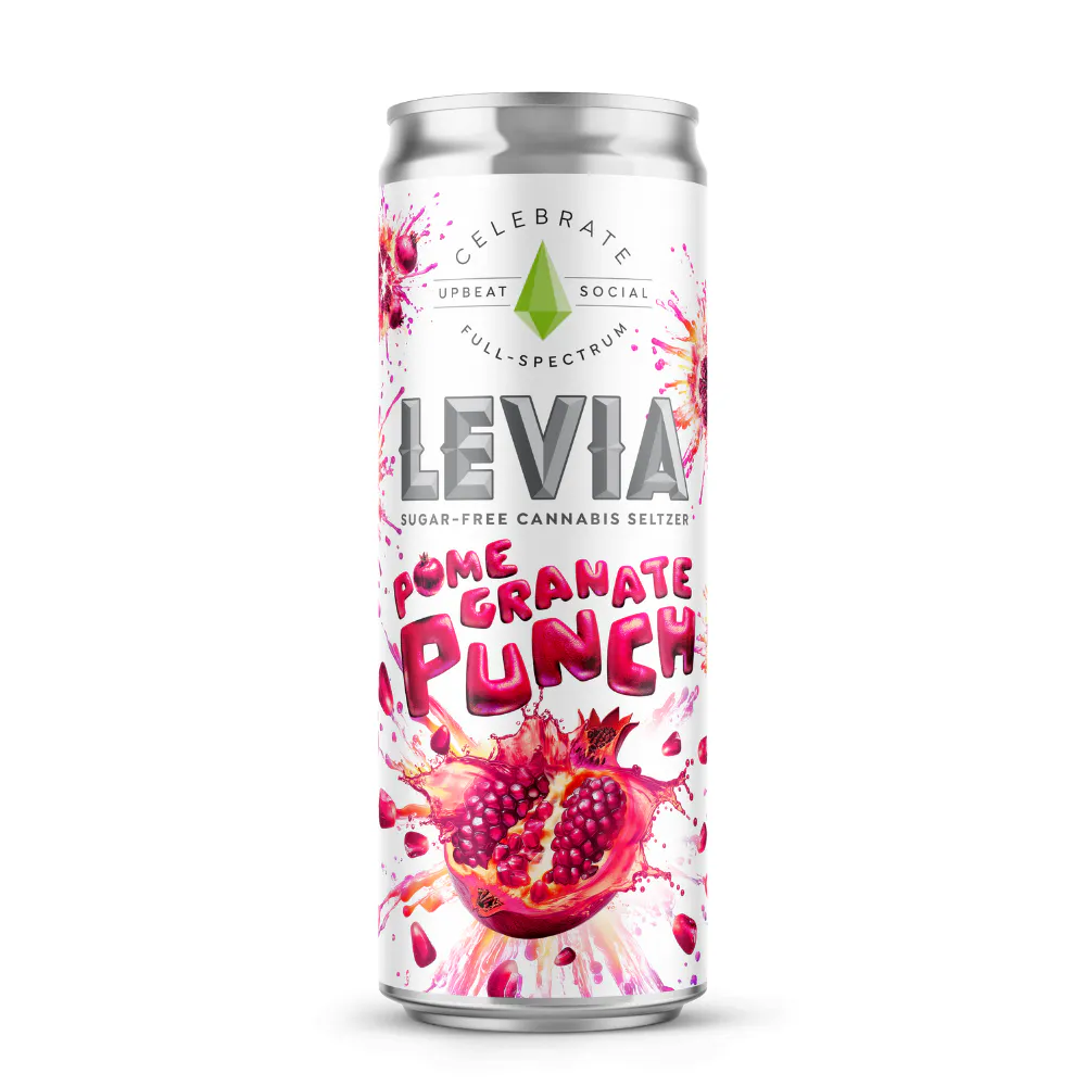 Product Levia - Celebrate Pomegranate Punch Seltzer (5mg)