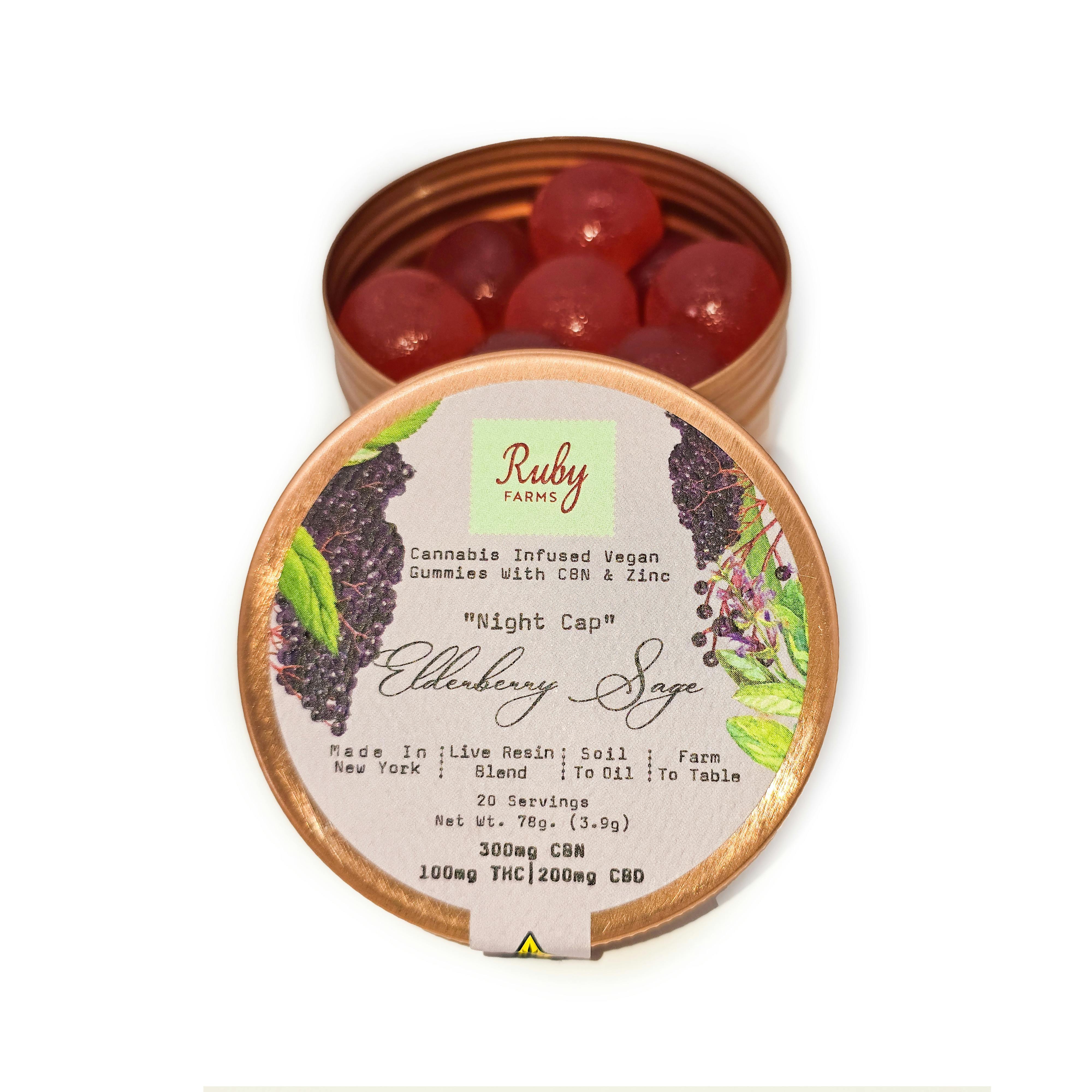 "Nightcap" Elderberry Sage - 20pk
