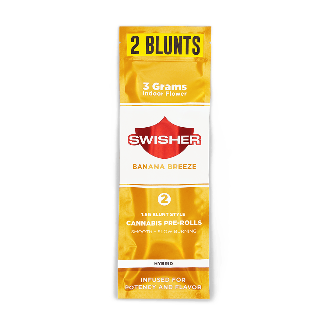 Swisher SWISHER | BANANA BREEZE | INFUSED BLUNTS HYBRID — PRE_ROLLS