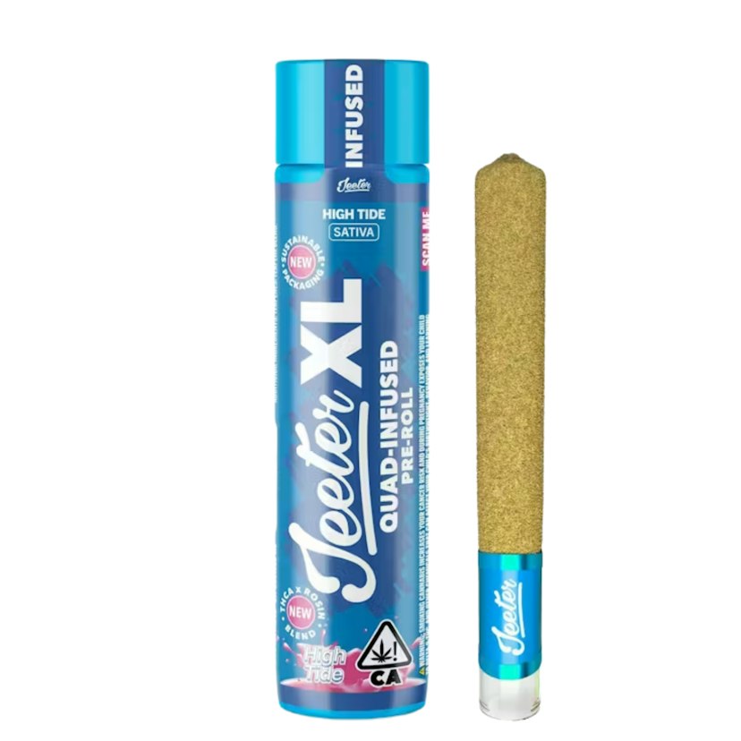 Jeeter Quads - High Tide Rosin Enhanced Diamond Infused XL PR