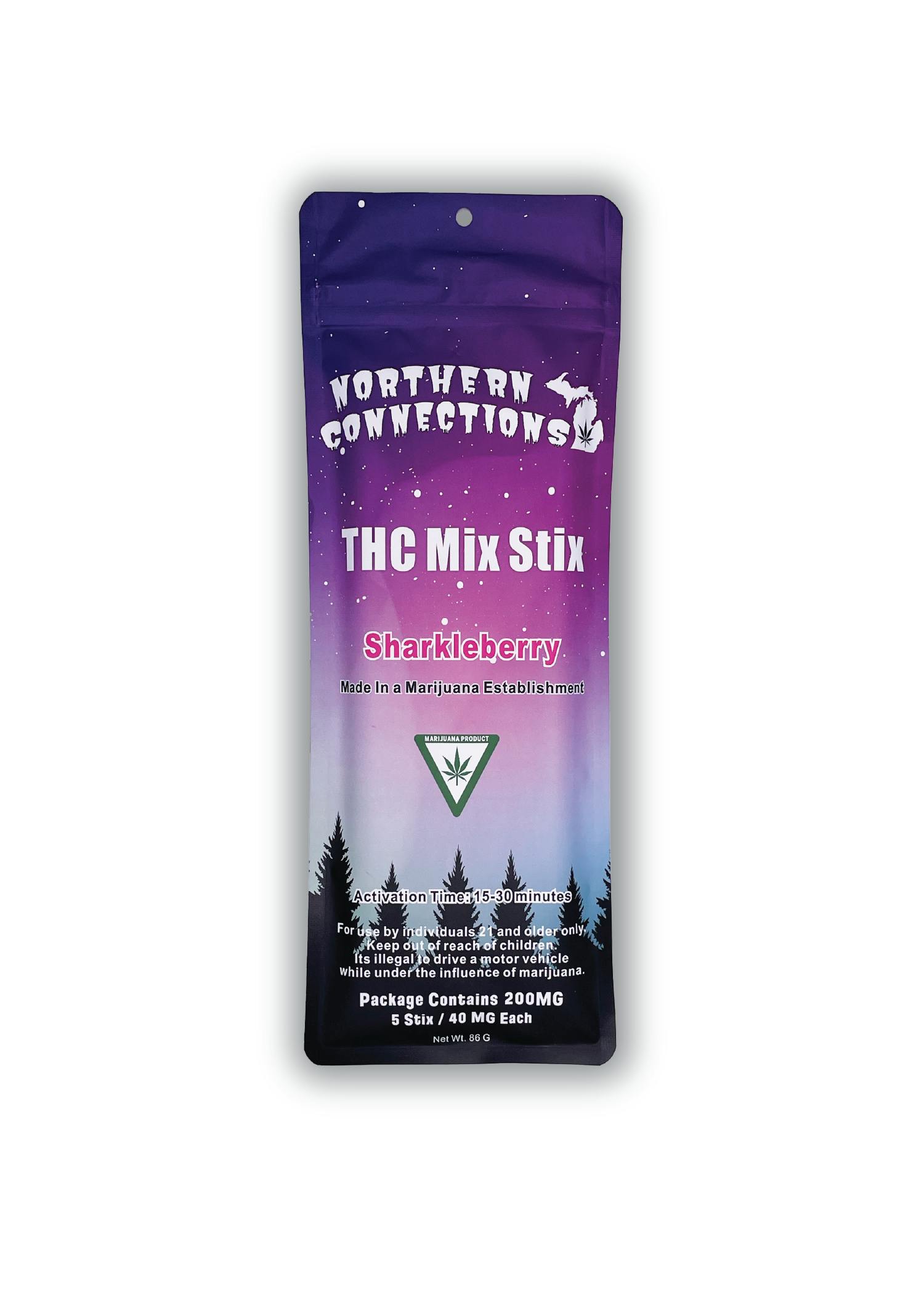 Northern Connections - 200mg THC Mix Stix - Sharkleberry