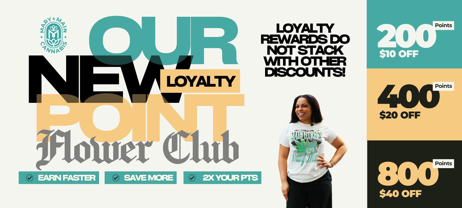 Mary & Main Loyalty Program