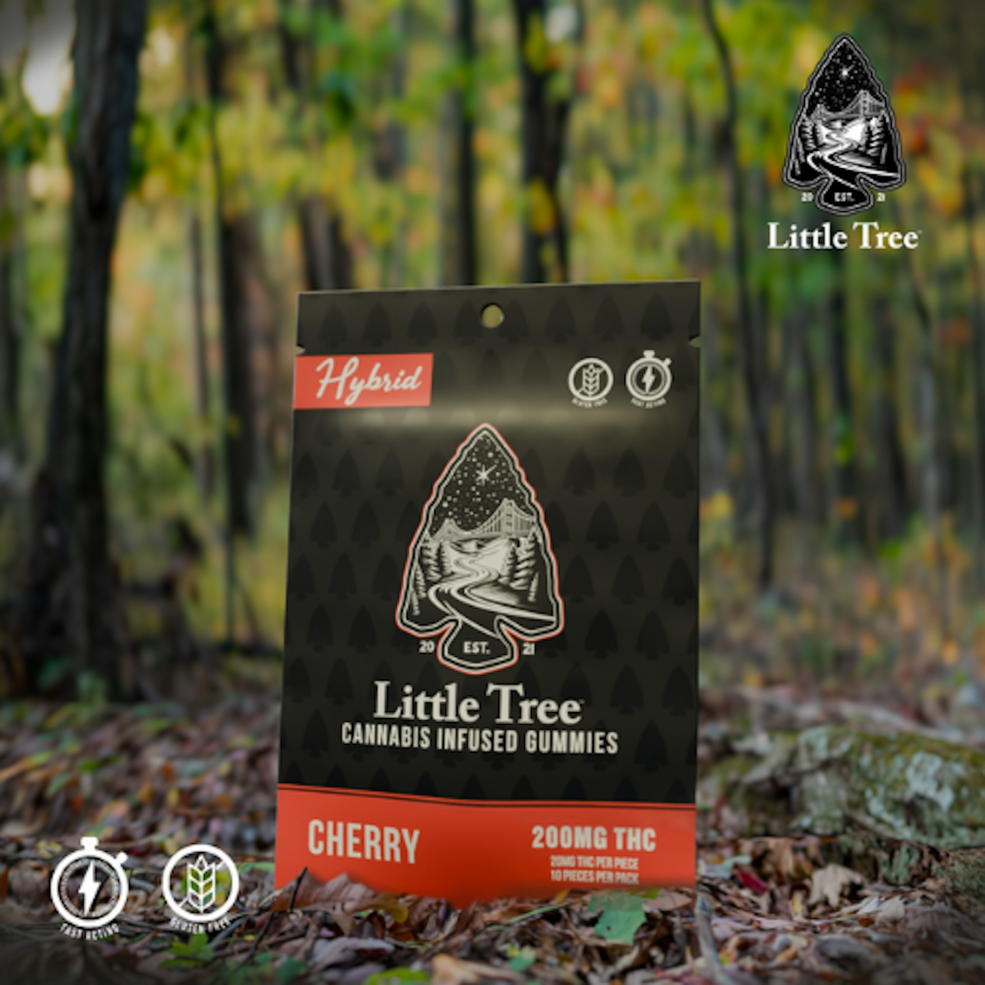 Little Tree - Cherry 200mg Gummies