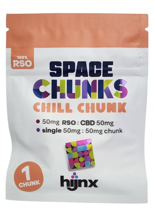 Chill Chunk RSO Gummy 1:1 THC:CBD, 50mg 1pk
